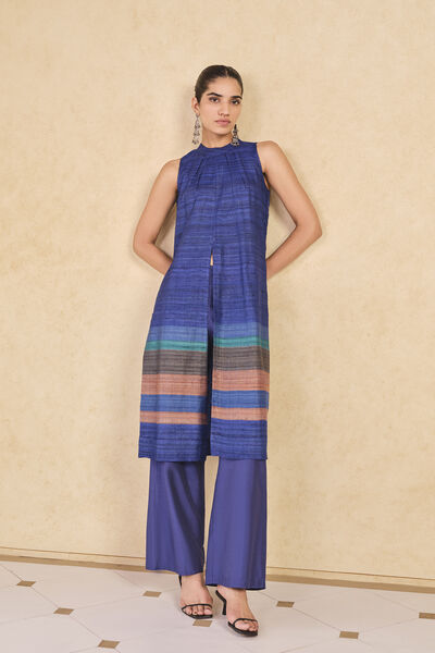 Zella Silk Co-ord - Blue